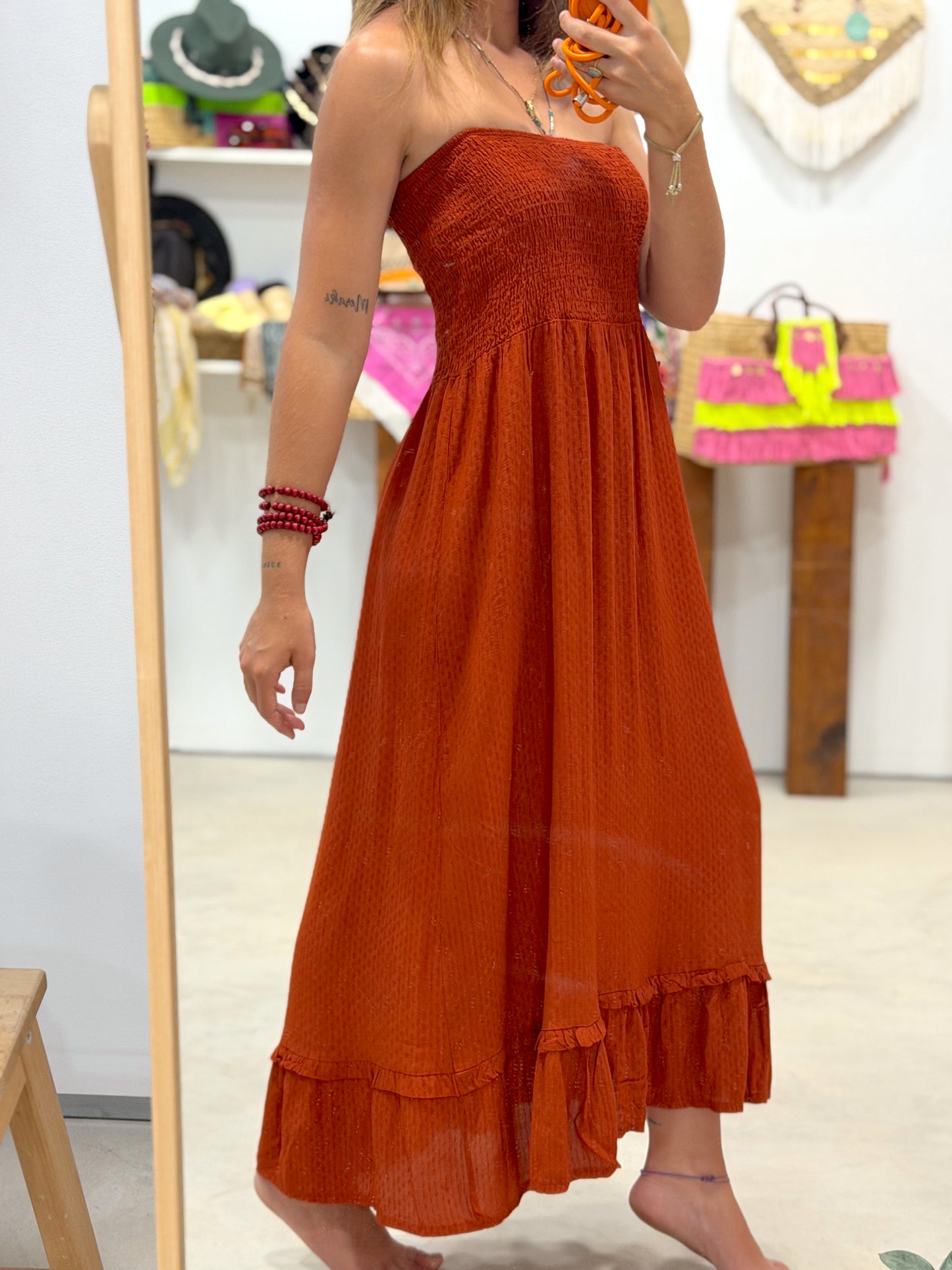 Vestido Teja