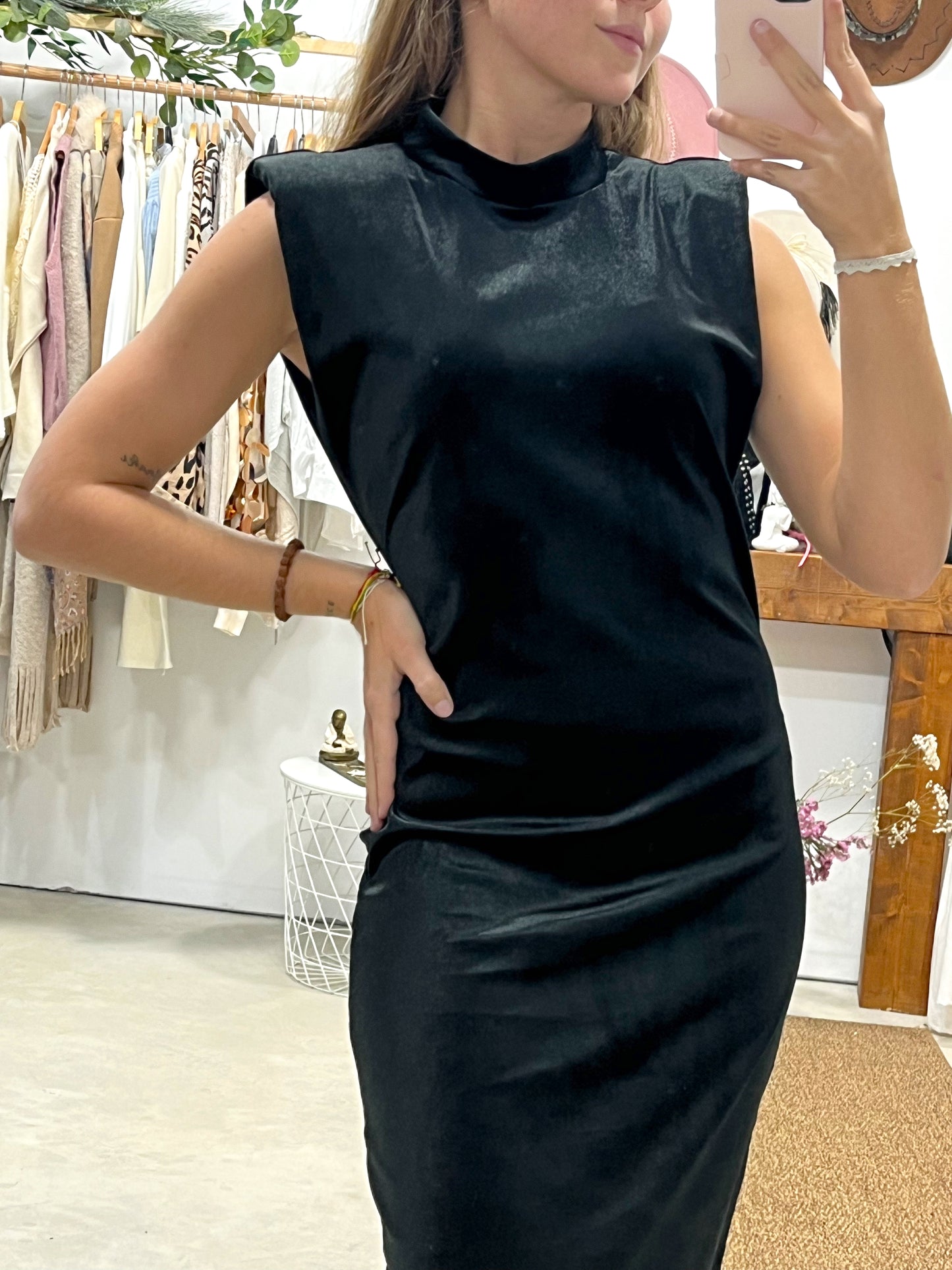 Vestido Terciopelo Negro