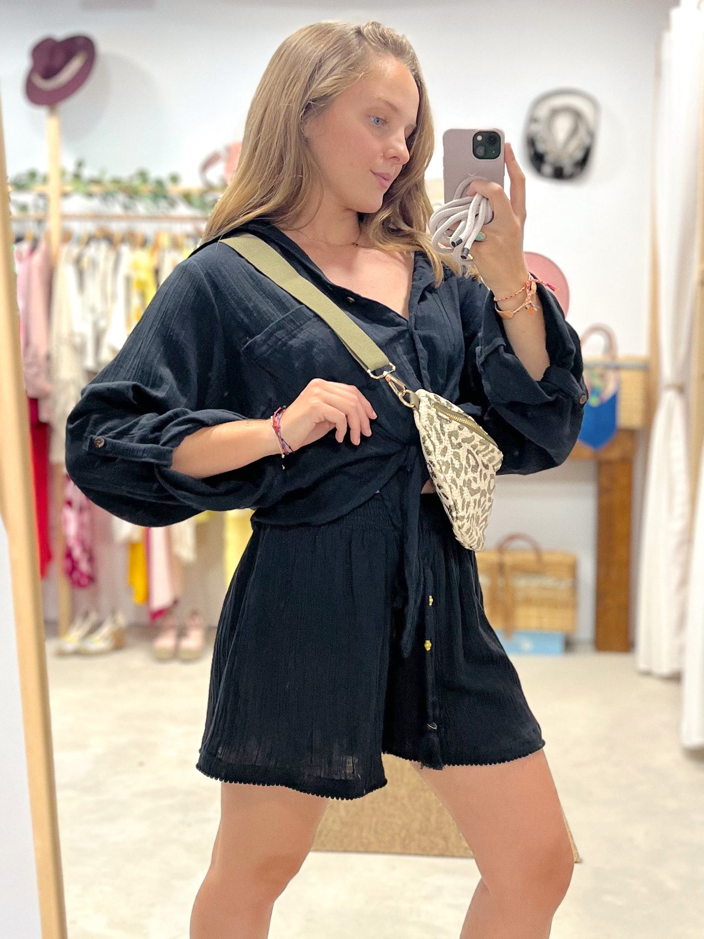 Conjunto Lino Black