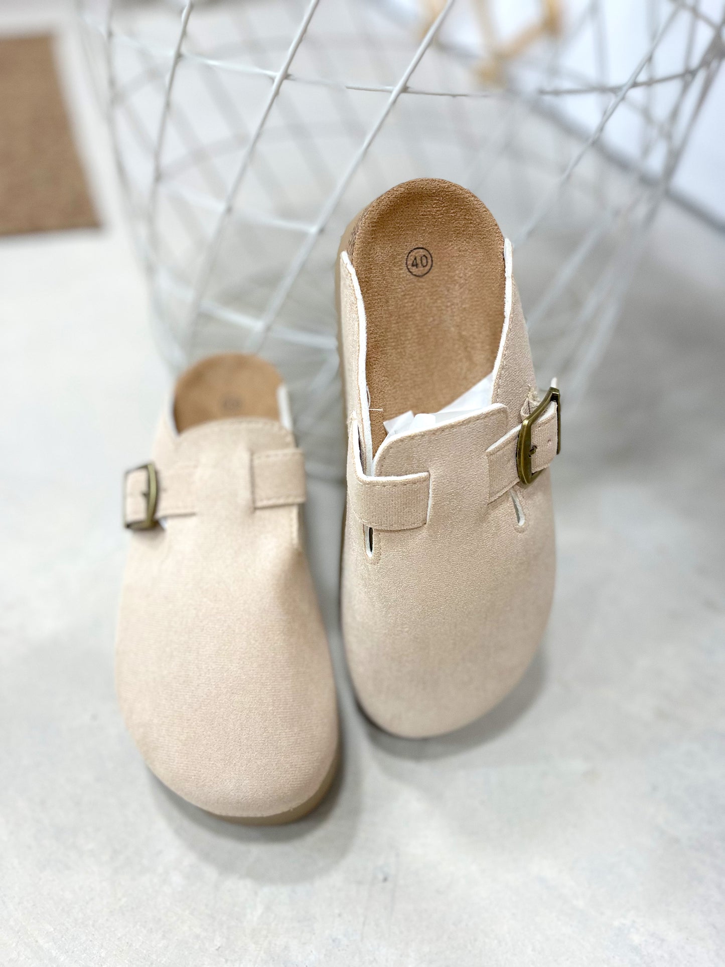 Zueco Plataforma beige
