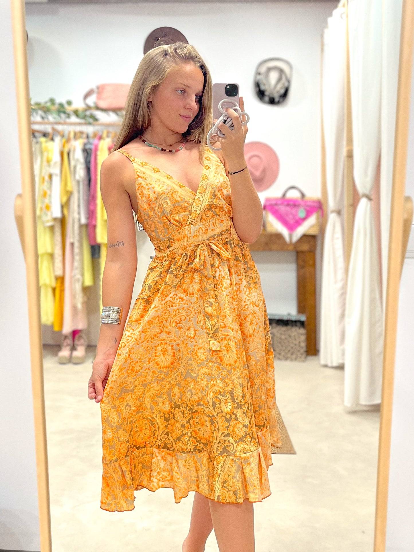 Vestido Boho Orange