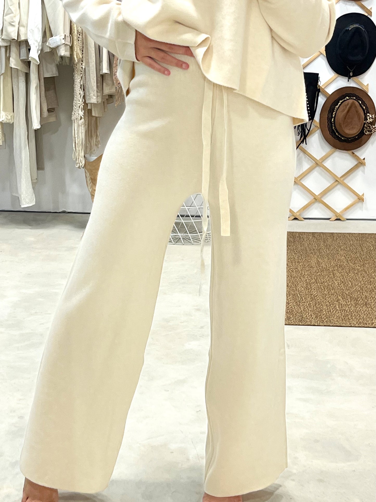 Pantalón Punto Beige