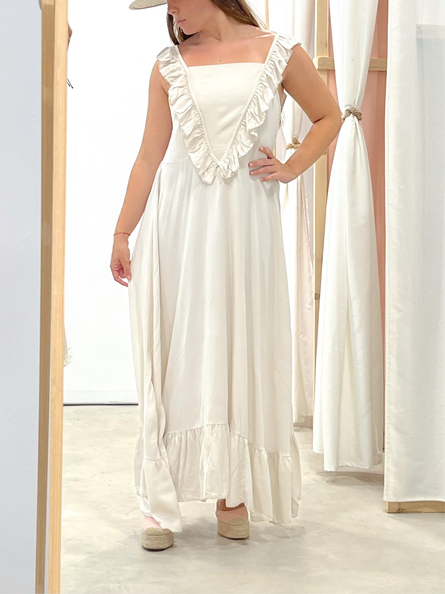 Vestido Bella Beige