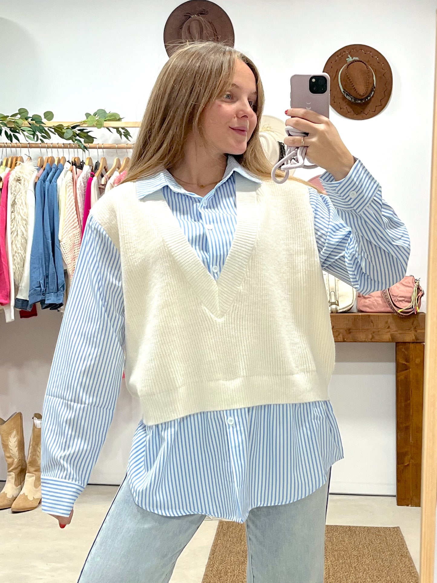 Camisa y chaleco Amanda