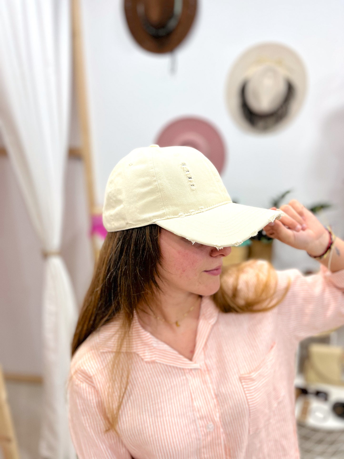 Gorra Beige