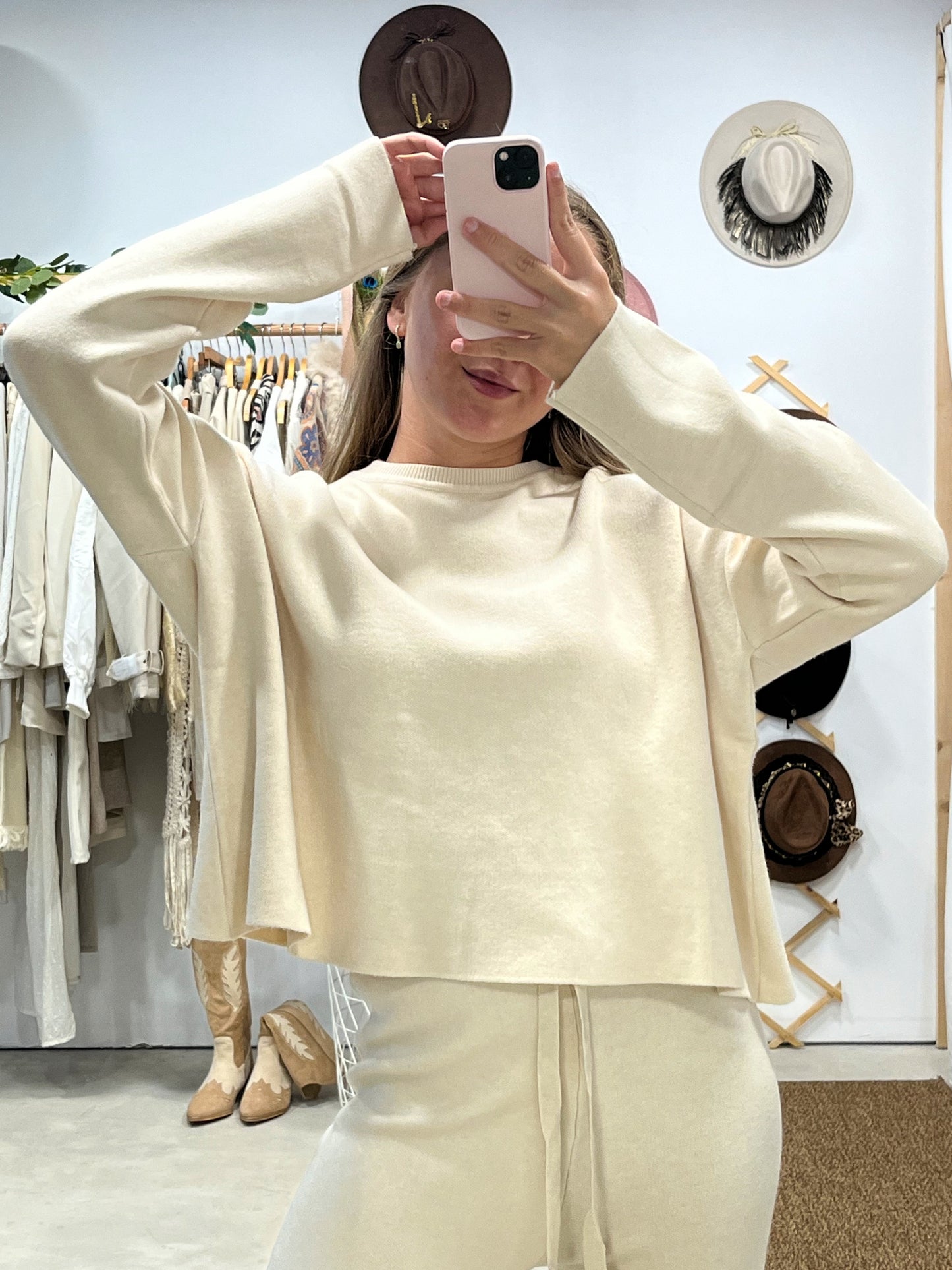 Jersey Asimétrico Beige