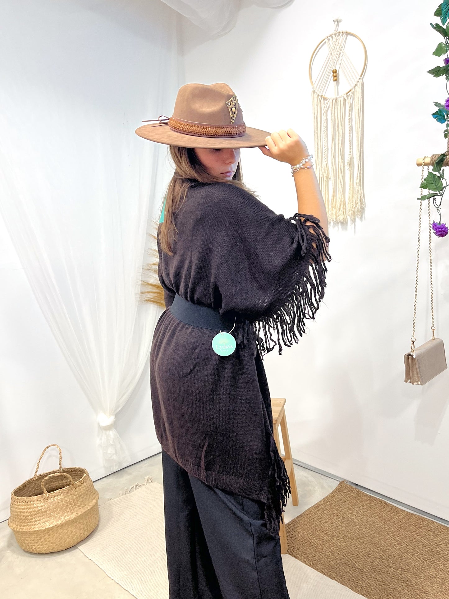 Poncho Flecado Marrón