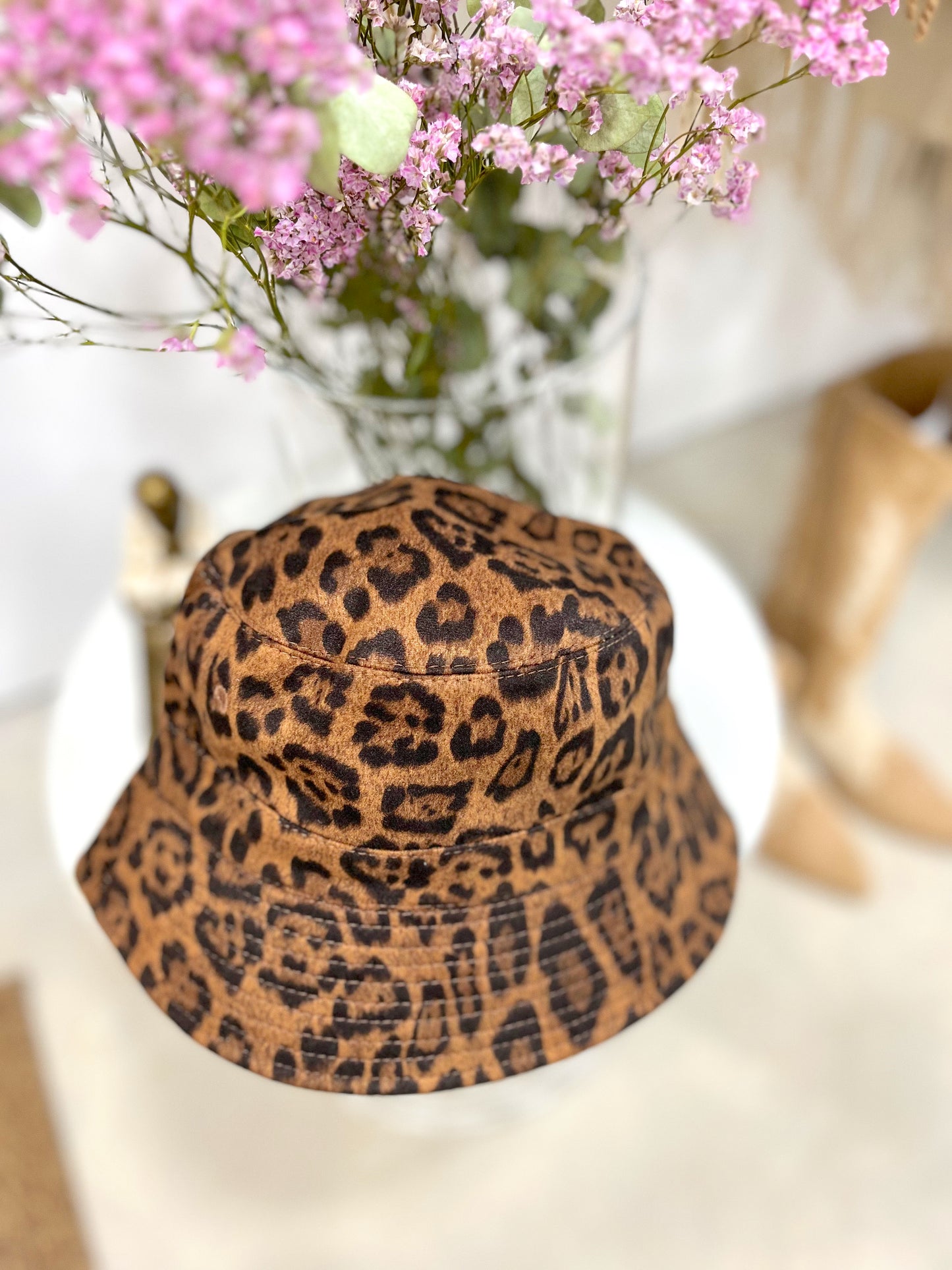 Bucket Hat Print Brown