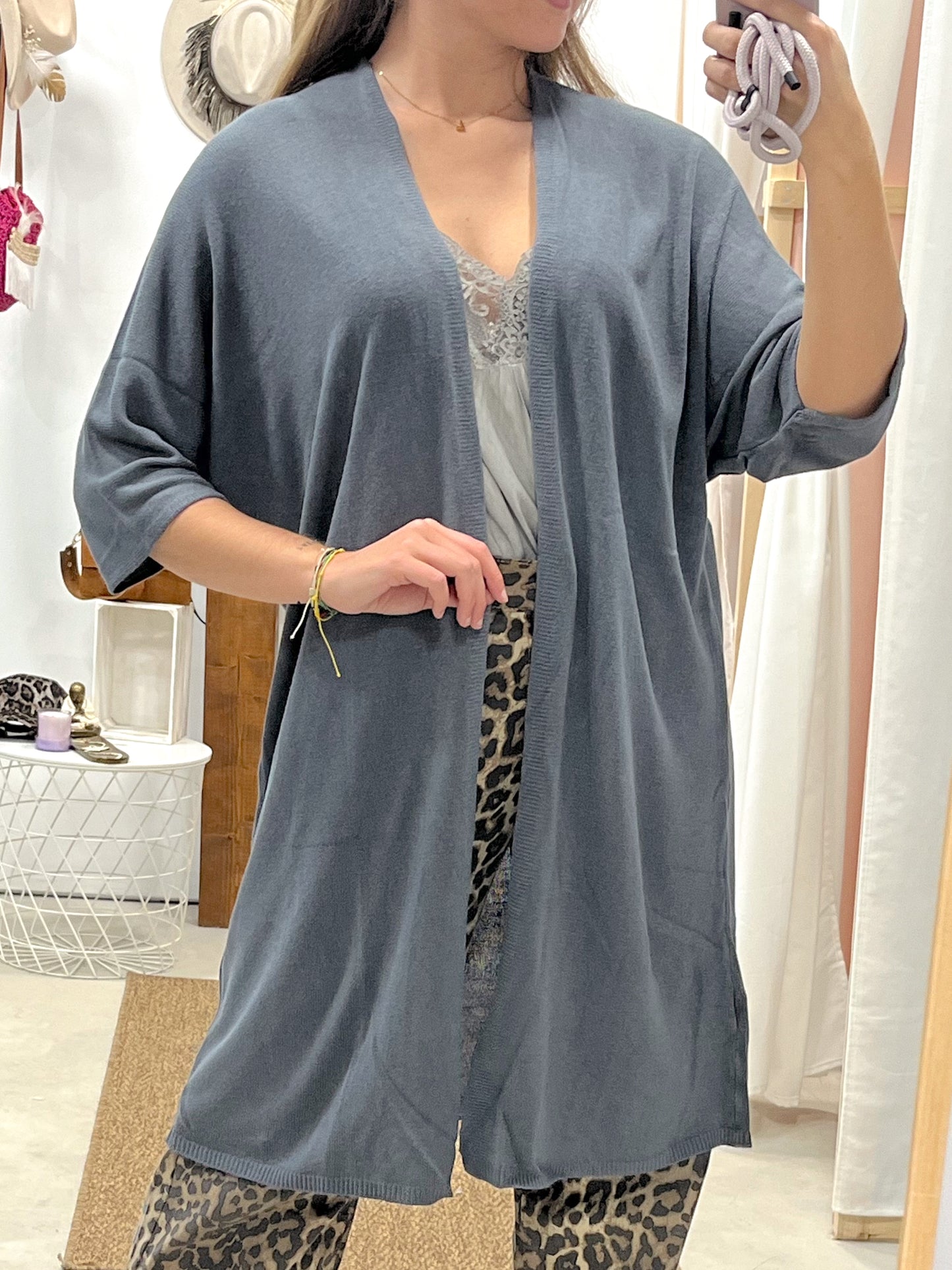 Chaqueta Hilo Gris