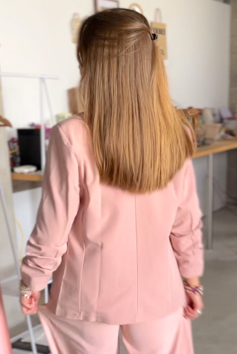 Blazer Remangada Pink