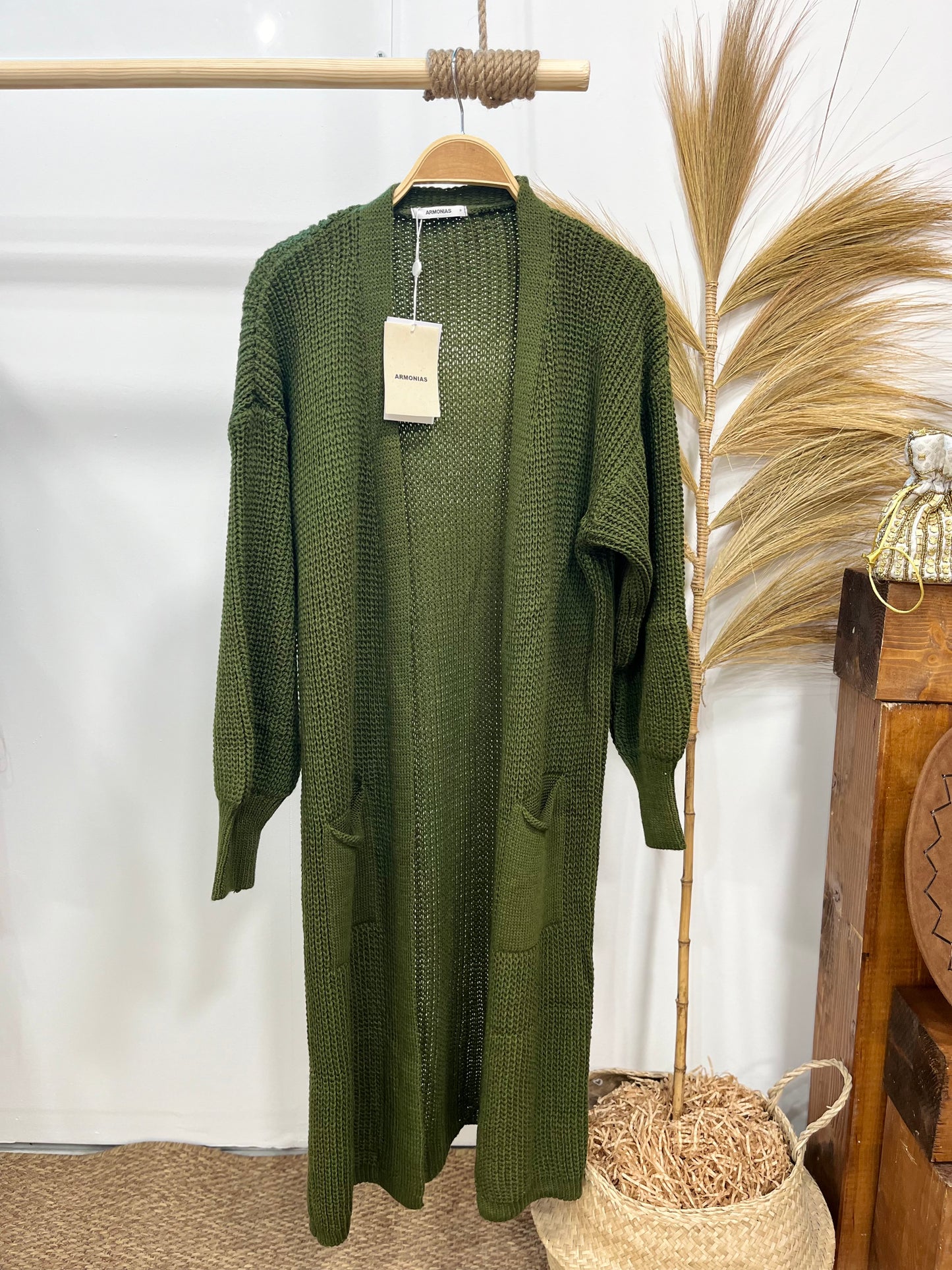 Chaqueta Lana Verde