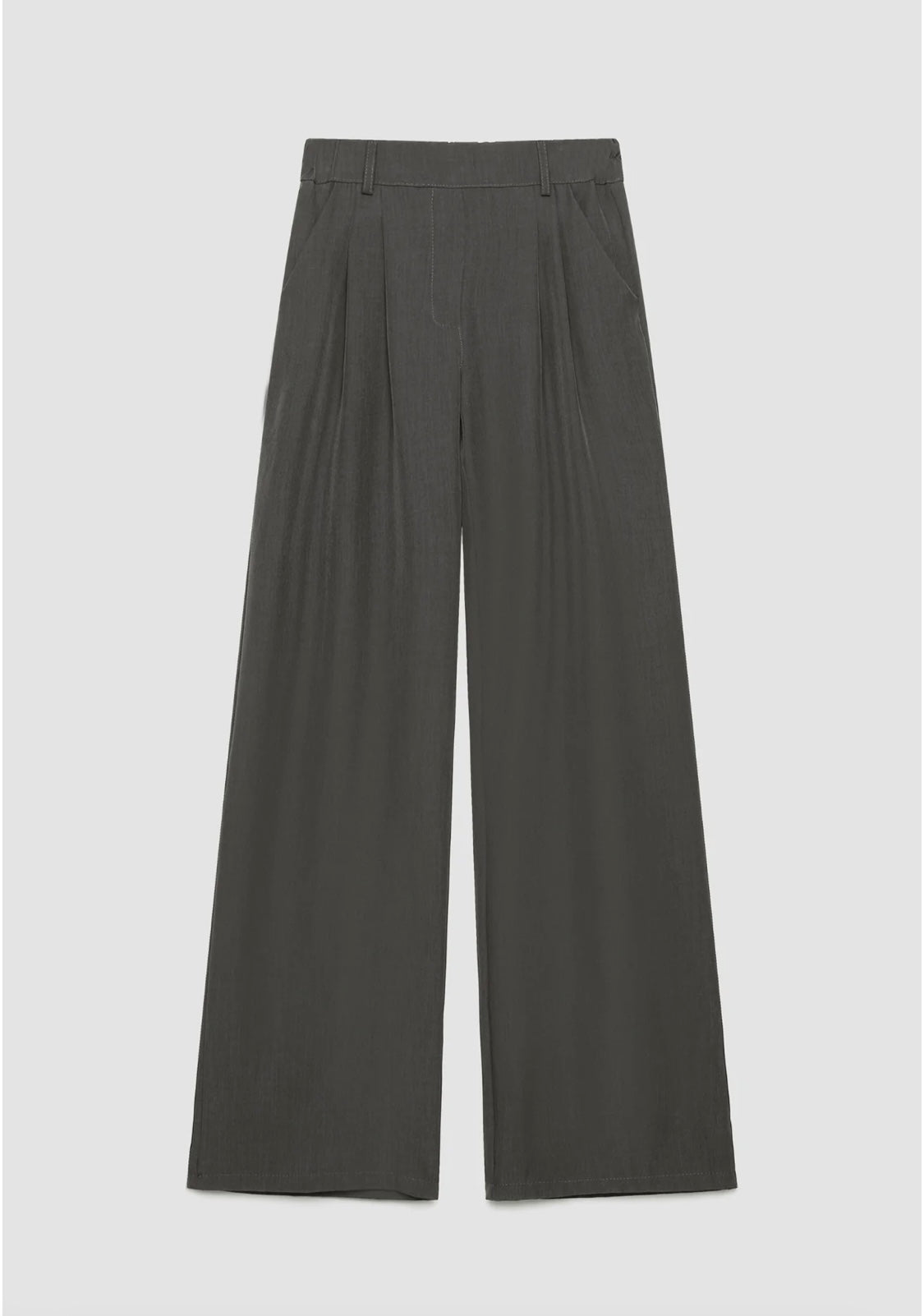 Pantalón Pinzas Palazzo Gris