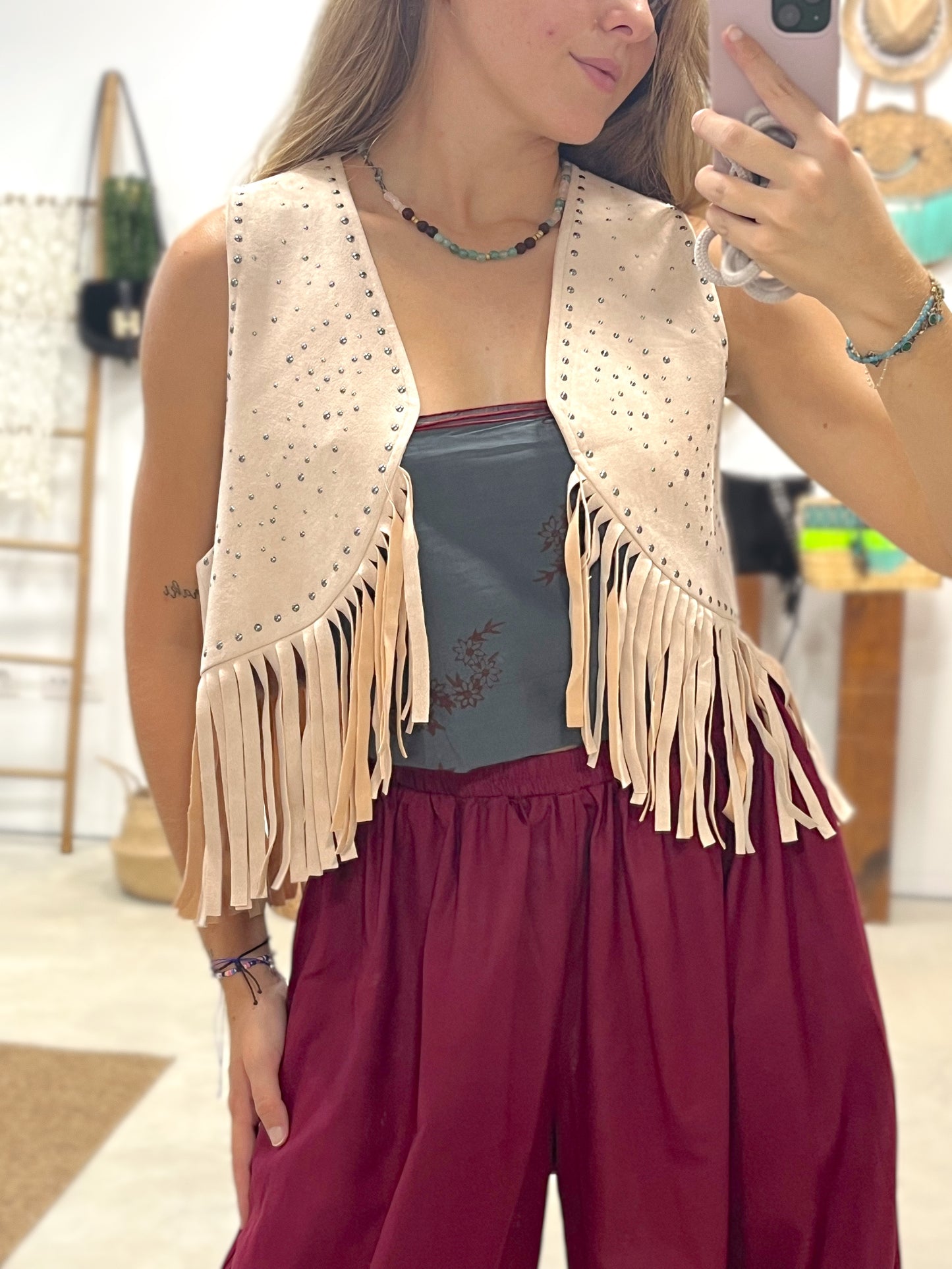 Chaleco Fleco Western