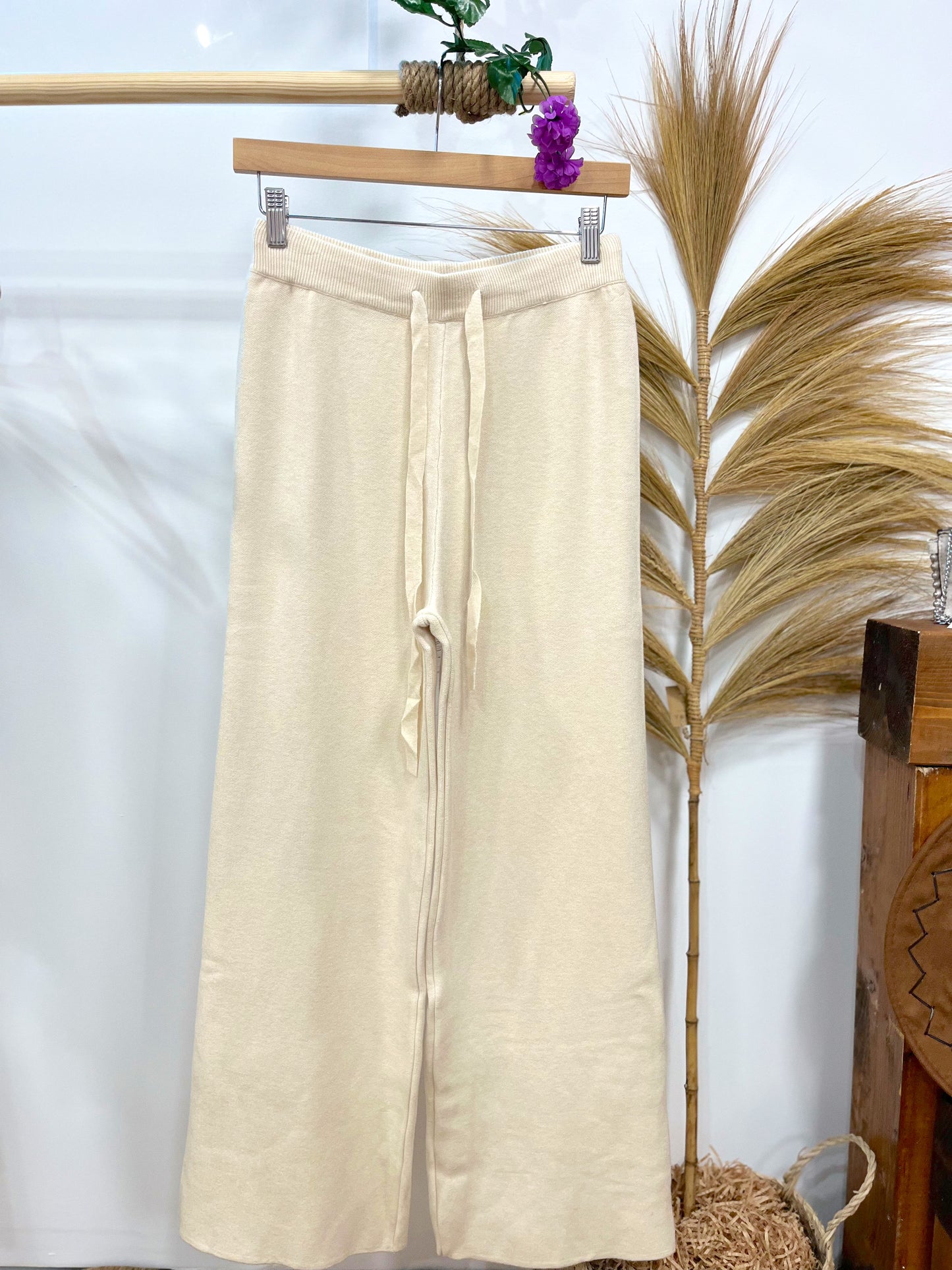 Pantalón Punto Beige