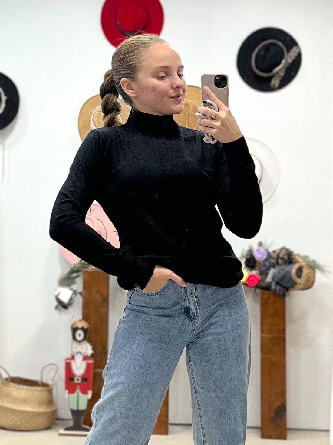 Jersey cuello Perkings Negro