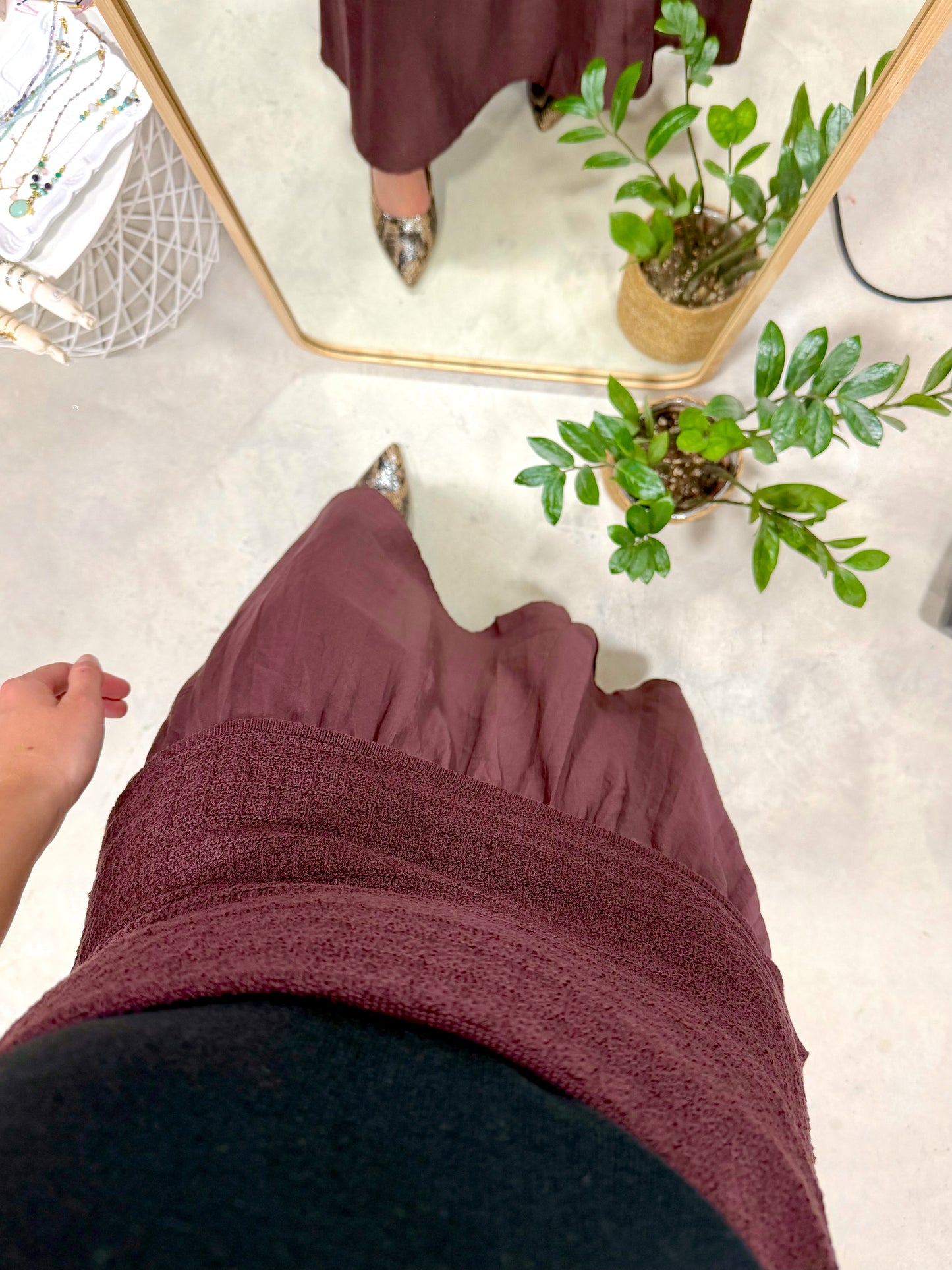 Falda Boho Crochet Larga