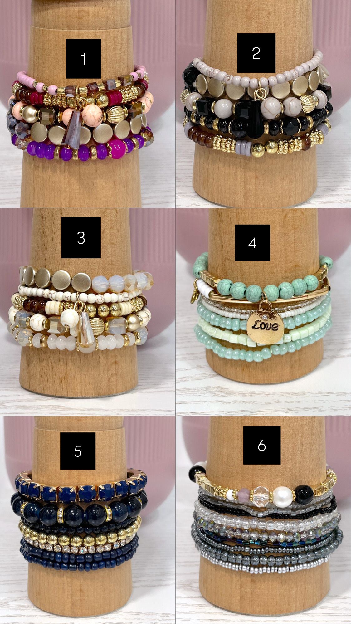 Conjunto Pulseras Boho