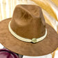 Sombrero Plano Marrón Búfalo