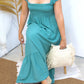 Vestido Aqua Volantes