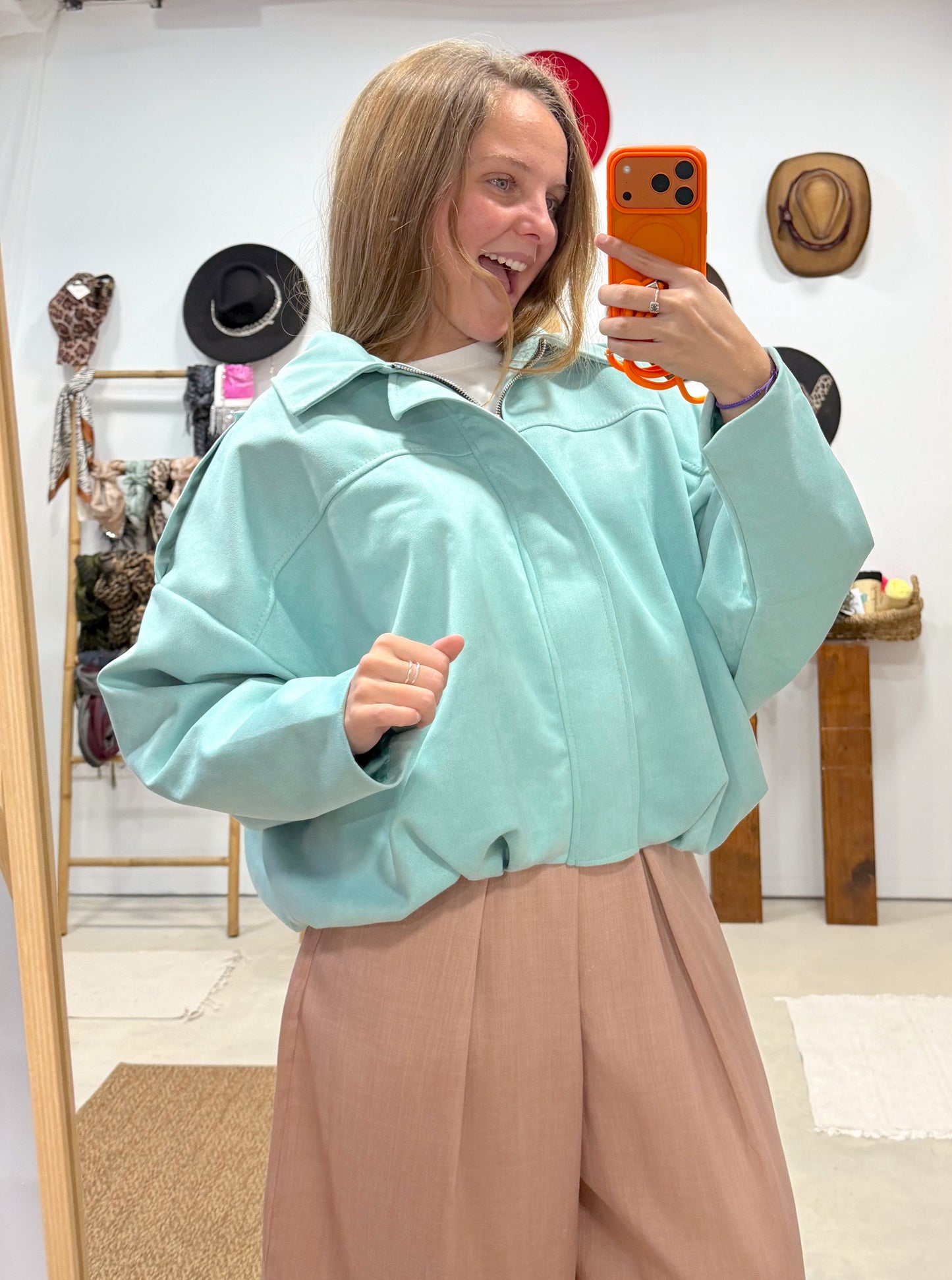 Bomber Turquesa Antelina