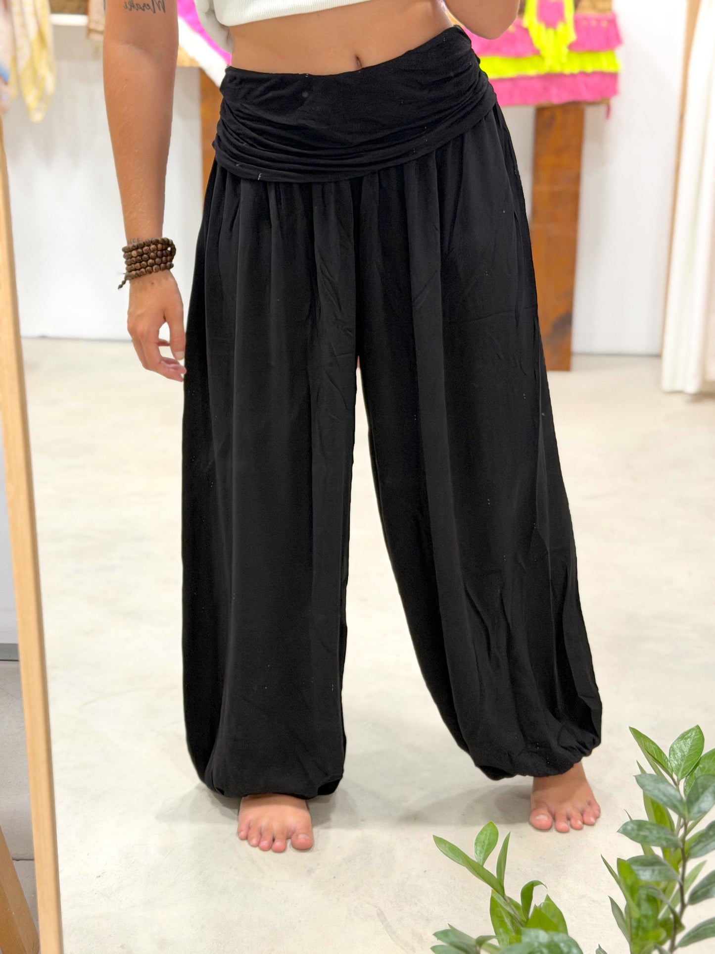 Pantalón Baggy Flow Black