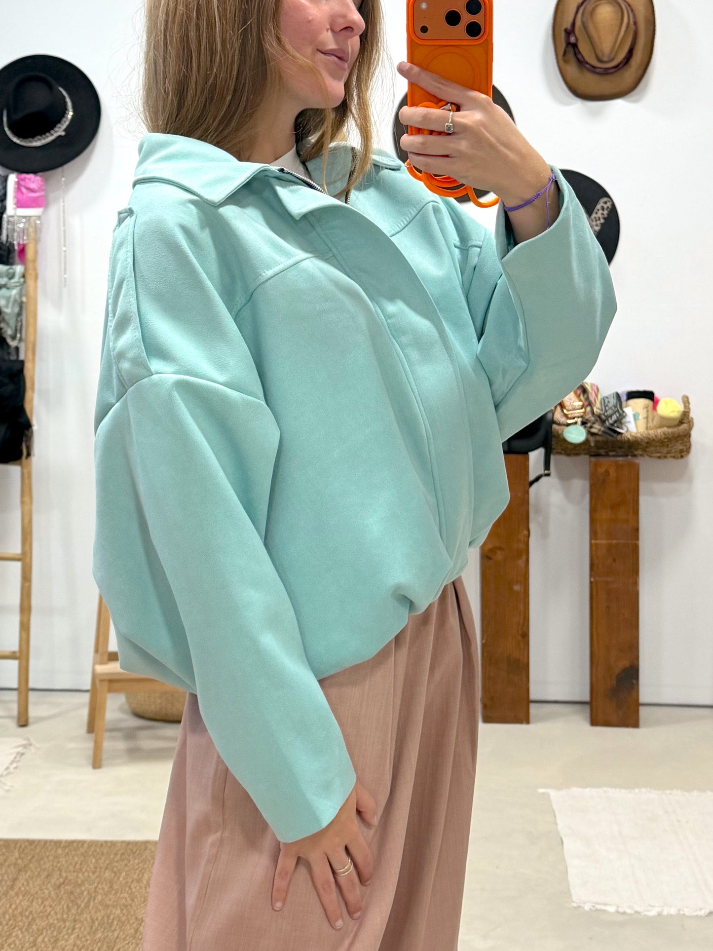 Bomber Turquesa Antelina