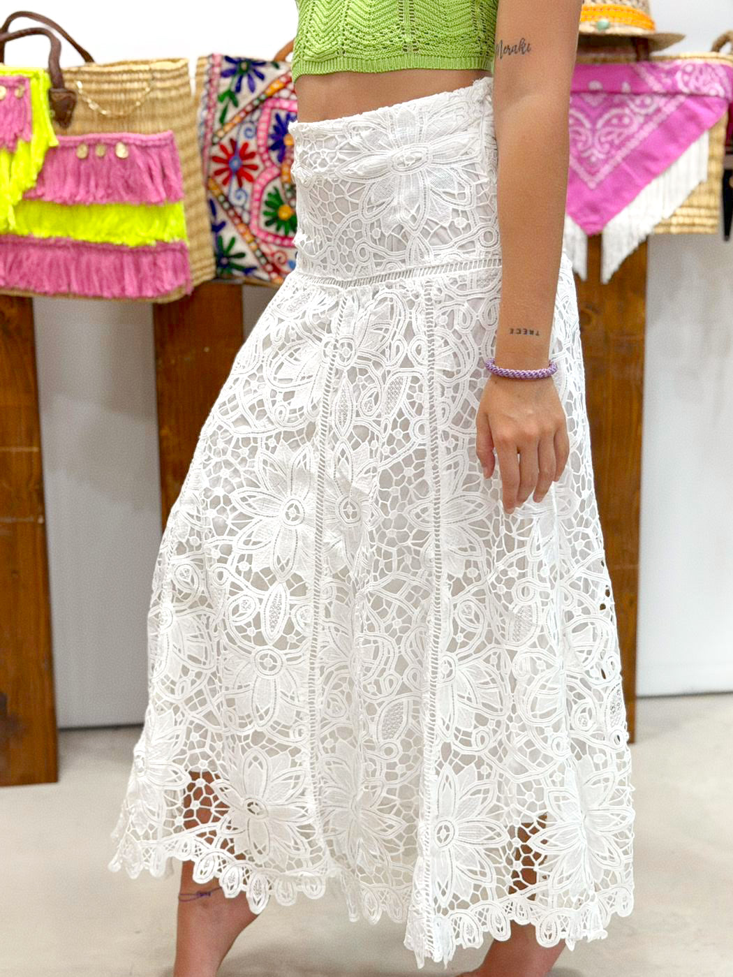 Falda Crochet Roma