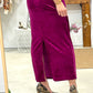 Vestido Terciopelo Fucsia