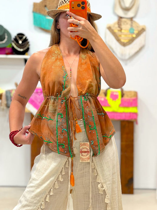 Top Pareo Bohemio