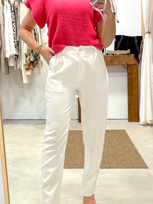 Pantalón Pinzas Lino