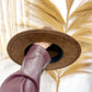 Sombrero Plano Marrón Búfalo
