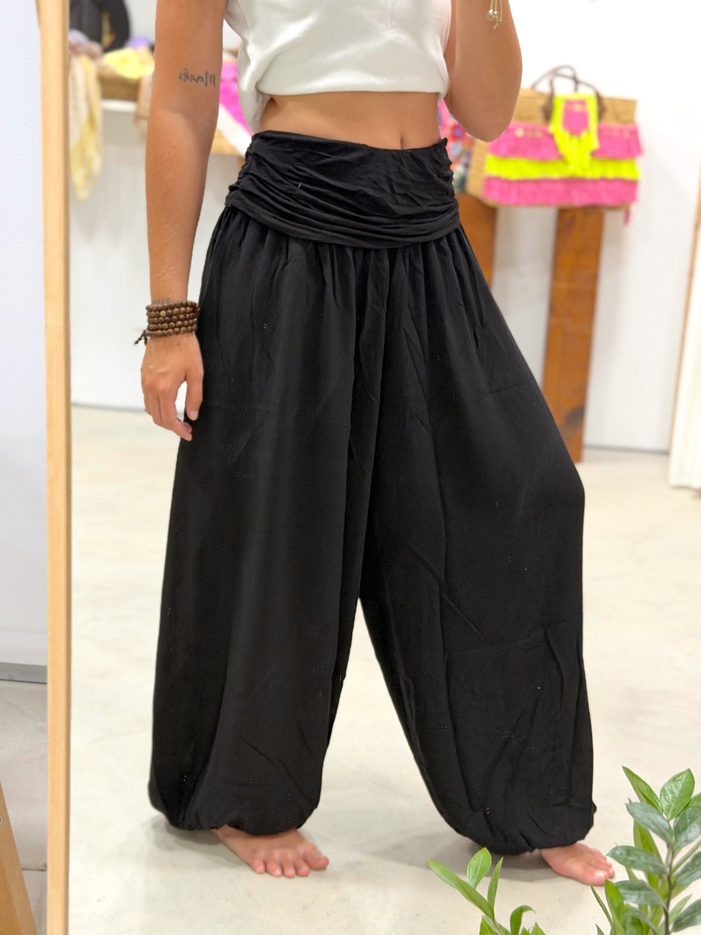 Pantalón Baggy Flow Black
