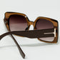 Gafas de Sol Cuadradas Marrones