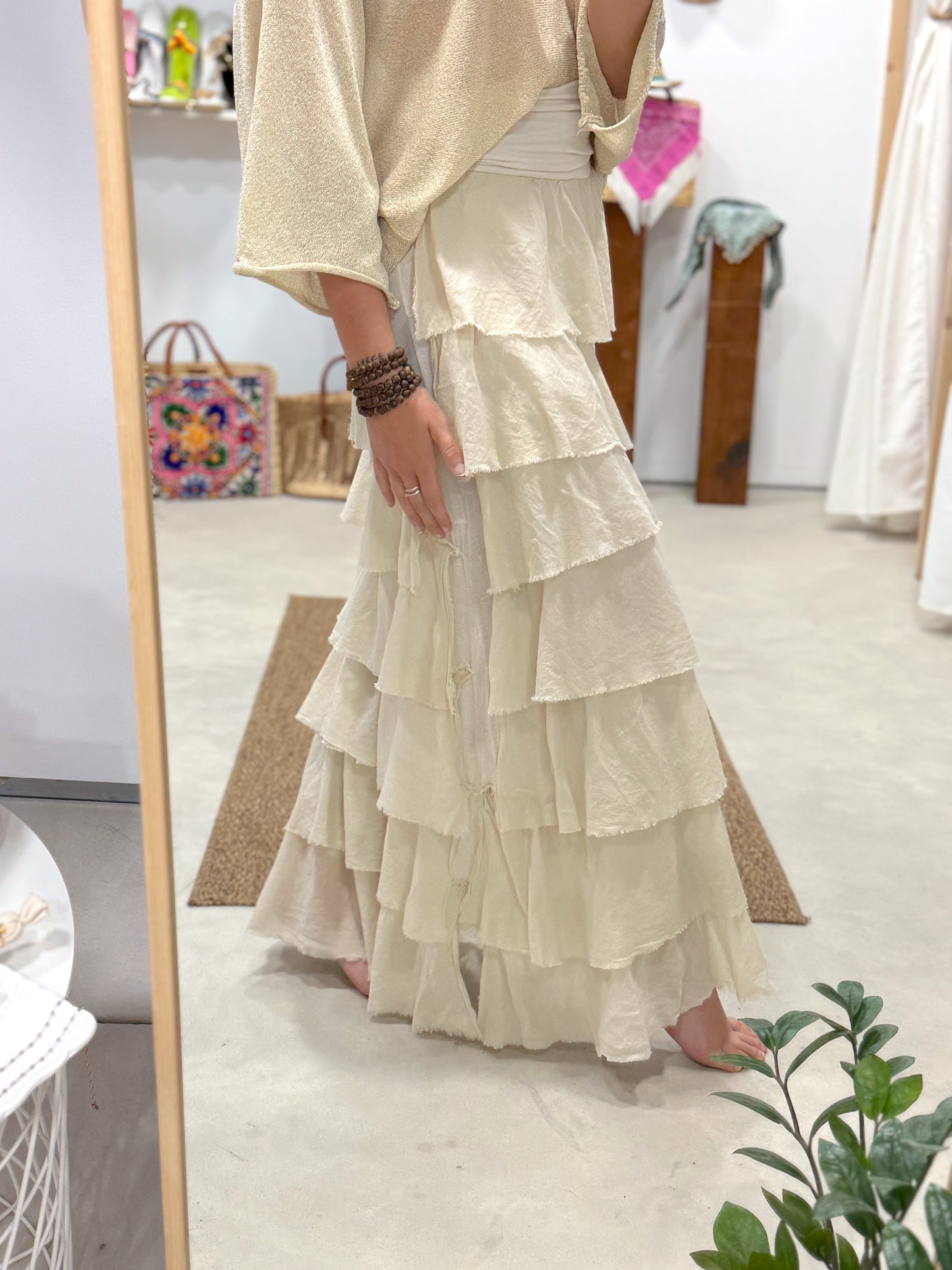 Falda Capa Bohemia Beige