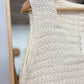 Chaleco Crochet Beige