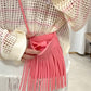 Bandolera Flecos Rosa