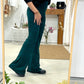 Pantalón Flare Verde