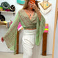 Blusa OM y Ganesha Verde