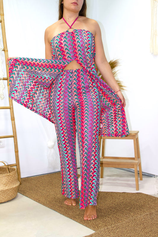Conjunto Zig Zag Neón