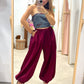 Pantalón Bombacho Burgundy