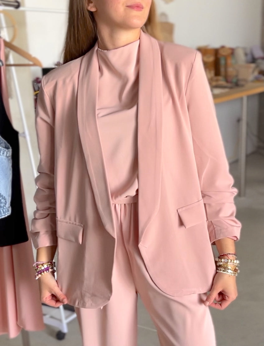 Blazer Remangada Pink