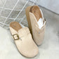 Zueco Plataforma beige