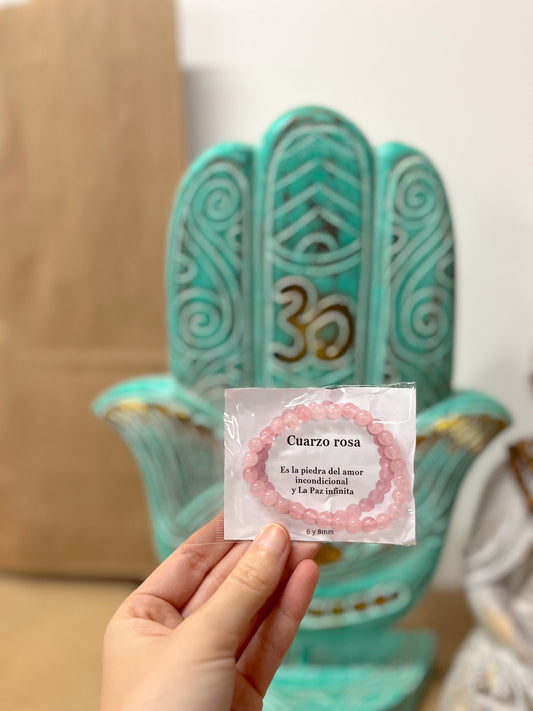 Pulsera cuarzo Rosa