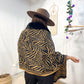 Poncho Camel con Pelito