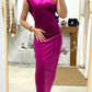 Vestido Terciopelo Fucsia