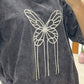 Camiseta Mariposa Strass