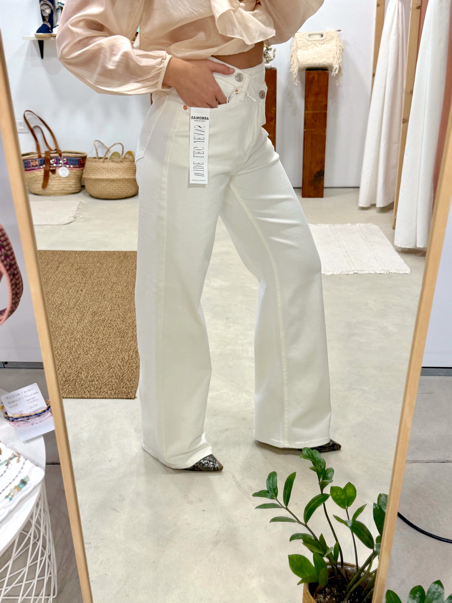 Jean Crossover Wide Leg