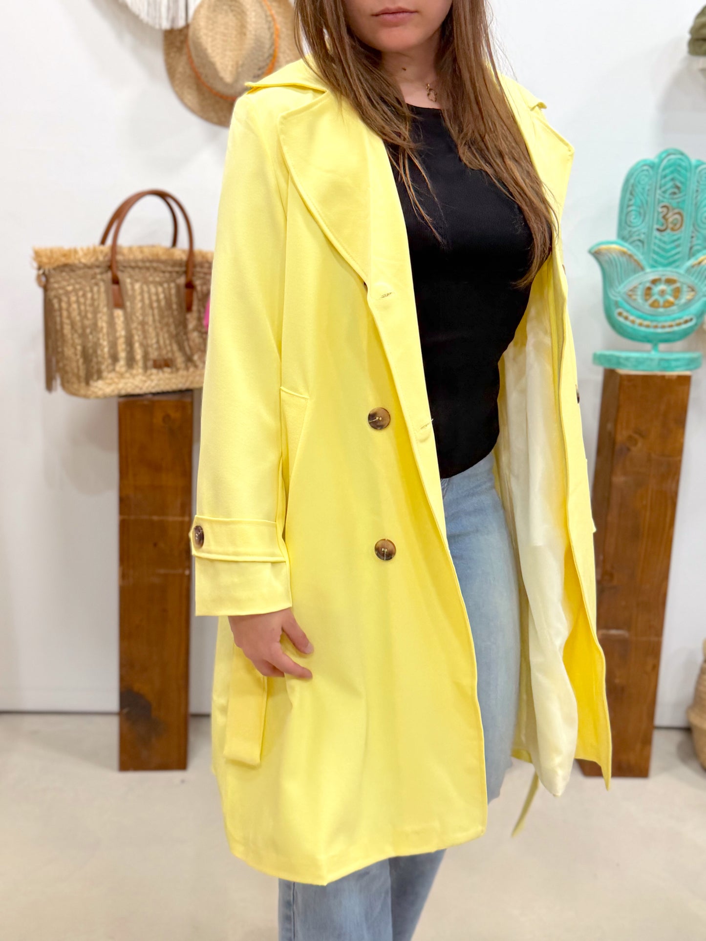 Trench Amarillo Nude