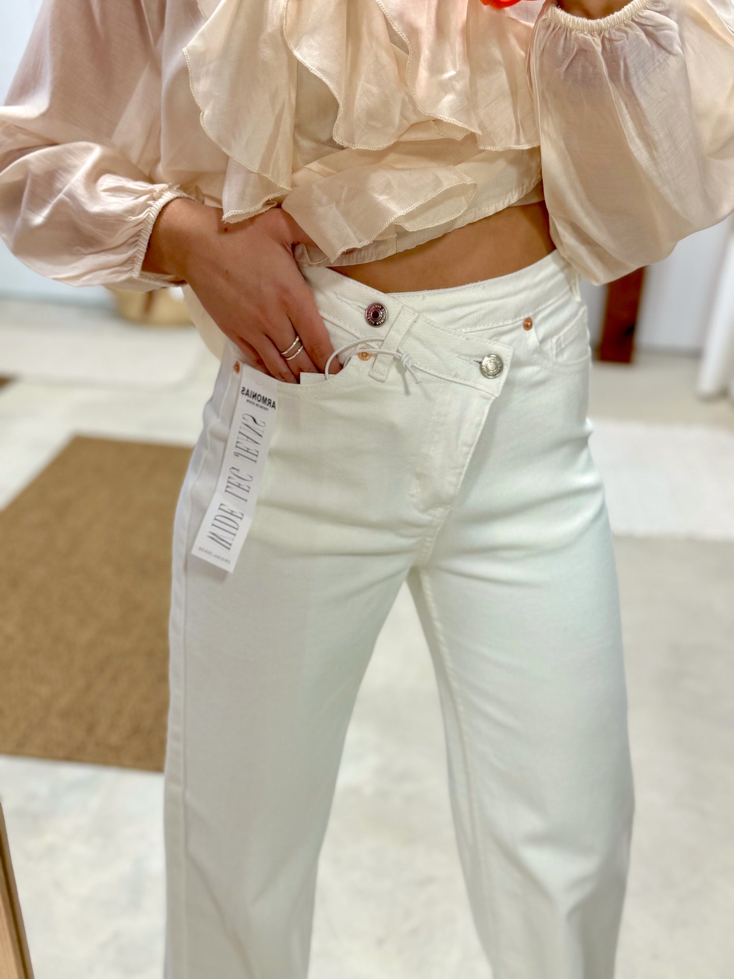Jean Crossover Wide Leg