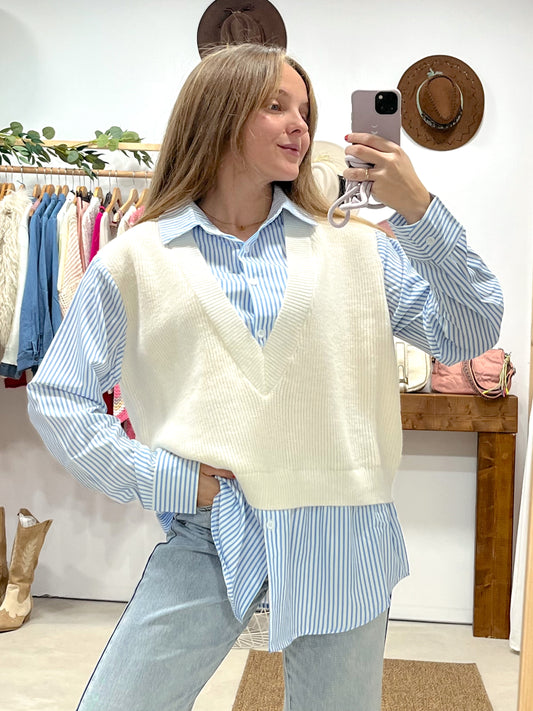 Camisa y chaleco Amanda